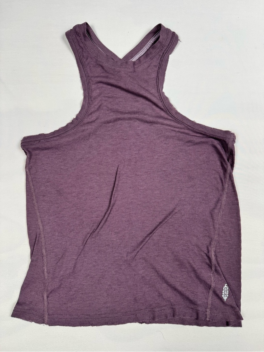 FP Movement by Free People Mauve Ribbed Racerback Tank